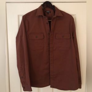 Express Men’s Medium Solid Shirt Jacket